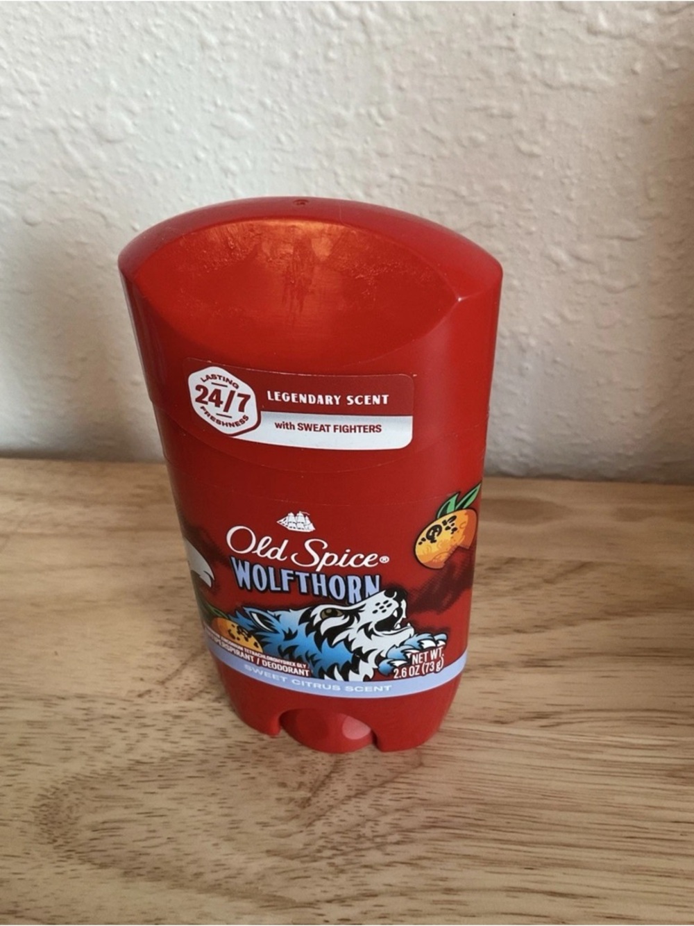 Old Spice Wofthorn Sweet Citrus Deodorant 2.6 Oz Full Size